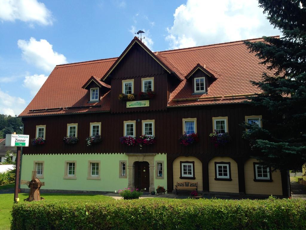 Pension Immergruen Jonsdorf Extérieur photo